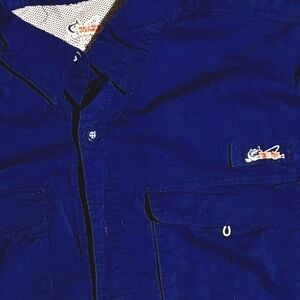 Vented button fishing shirt